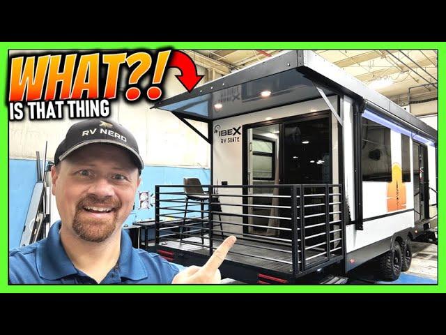 Crazy New Concept & Style of RVing! 2024 Ibex Suite RVS1 Tiny Home Destination Travel Trailer