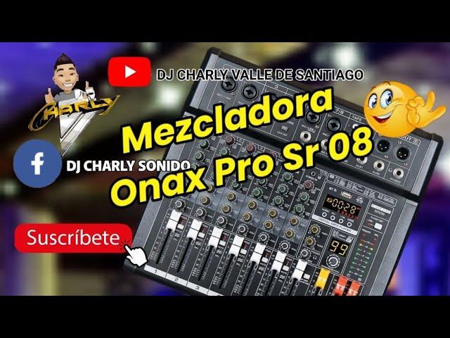 Mezcladora Onax Pro SR 08  Mixer Consola Audio