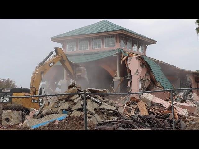 Hacienda Hills demolition in The Villages, Florida