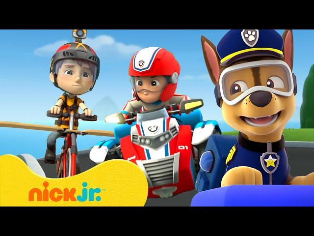 PAW Patrol Bike Rescues and Adventures!  10 Minutes | Nick Jr.