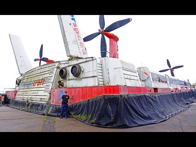 SRN4 Hovercraft "Princess Anne" at the Hovercraft Museum