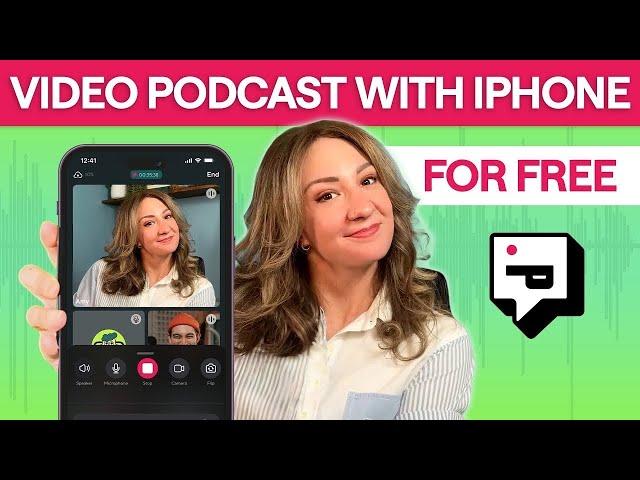 How to Record a Video Podcast Only Using Your iPhone! (for FREE)