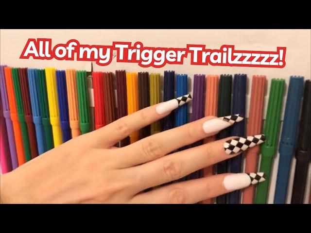 ASMR * TRIGGER TRAILS!!  No Talking * Compilation * ASMRVilla