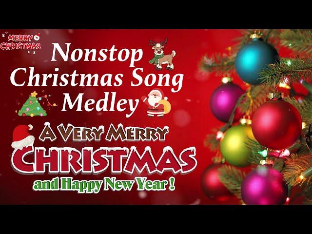 Non Stop Christmas Songs Medley  Top 100 Christmas Nonstop Songs  Merry Christmas 2024