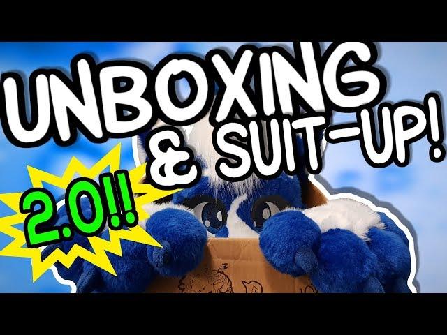 POCARI 2.0 - Unboxing, suit-up, & showcase! [8Bit-Works Fursuit]