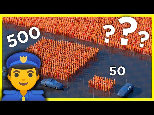 PRISON Population Comparison ️ (3D Animation)