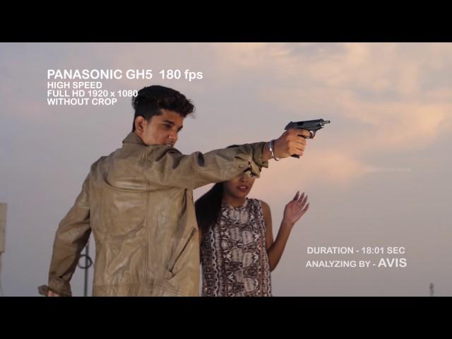 Panasonic GH5 180 fps Slow Motion Gun Shoot