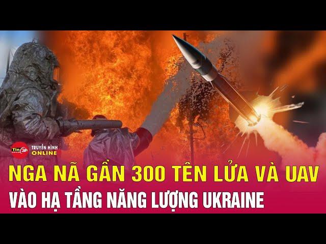 Cập nhật chiến sự Nga Ukraine 14/12: Hàng trăm tên lửa, UAV Nga tấn công hạ tầng năng lượng Ukraine