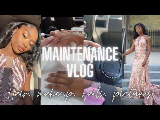 MAINTENANCE VLOG GRWM FOR BEAUTY REVIEW hair, makeup ,nails, pictures | Jada Symone