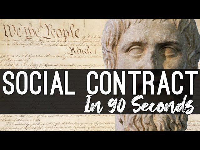 Social Contract theory explained in 90 seconds