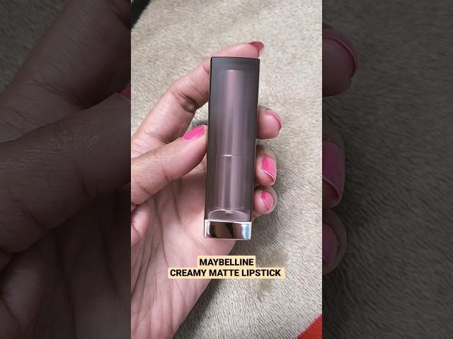 MAYBELLINE Creamy Matte Lipstick  Touch of Spice  | #shorts #maybellinelipstick #lipstickswatch