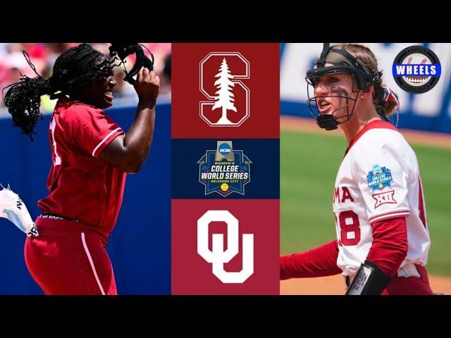 #9 Stanford vs #1 Oklahoma | Women's College World Series Opening Round | 2023 College Softball