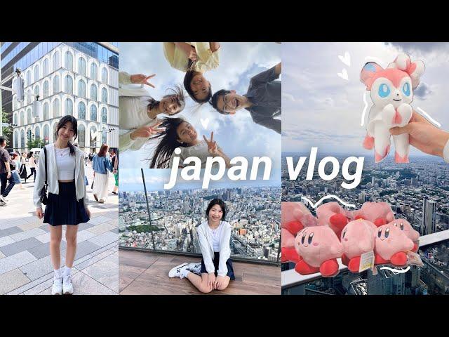 JAPAN VLOG | shibuya sky, nintendo store, pokemon center