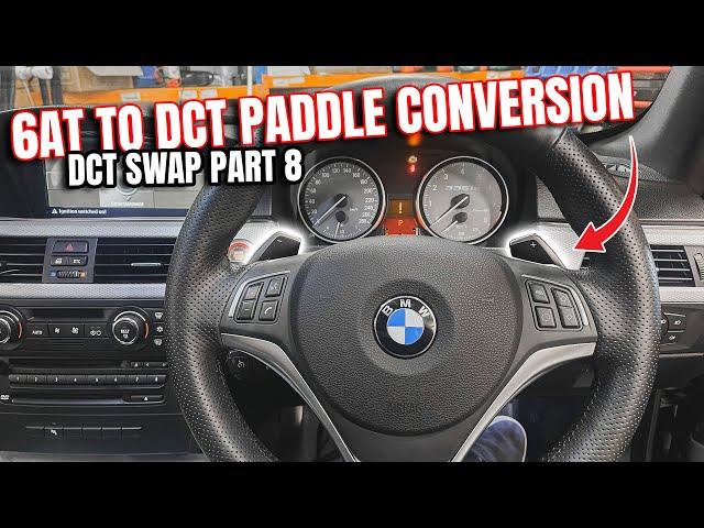 BMW N54 6AT TO DCT SWAP PART 8: DCT PADDLE Conversion