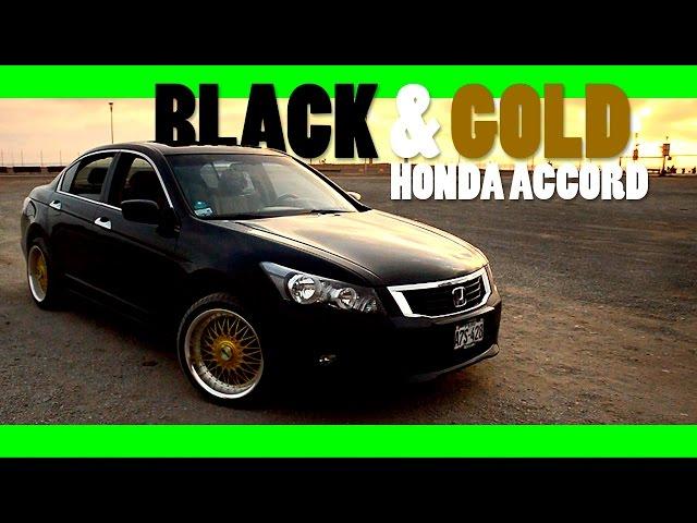 Black & Gold Honda Accord 8 Gen V6 - Lima Peru - AUTOADICTOS