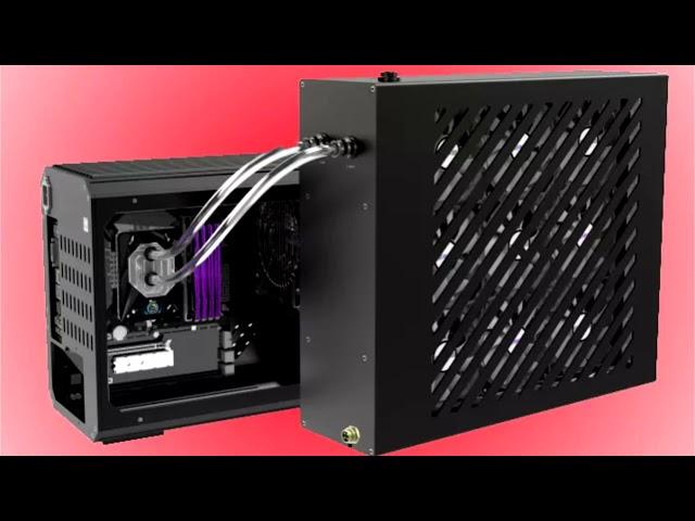 Bykski has released an external water cooler with 9 fans