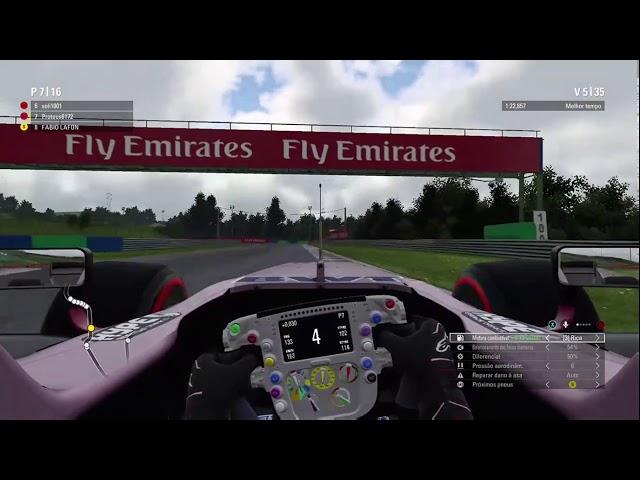 8ª Etapa - 8ª Temporada - GP da Hungria - F1 2017 - Lendários F1 - On board