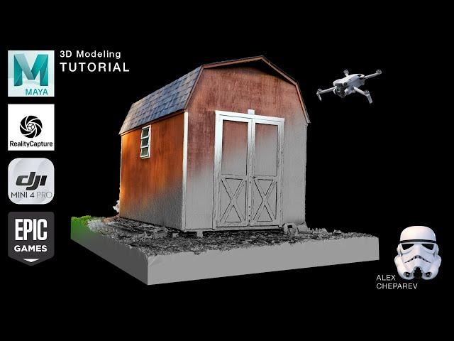 3D Scanning using a Drone - RealityCapture and Maya Tutorial - Part 1