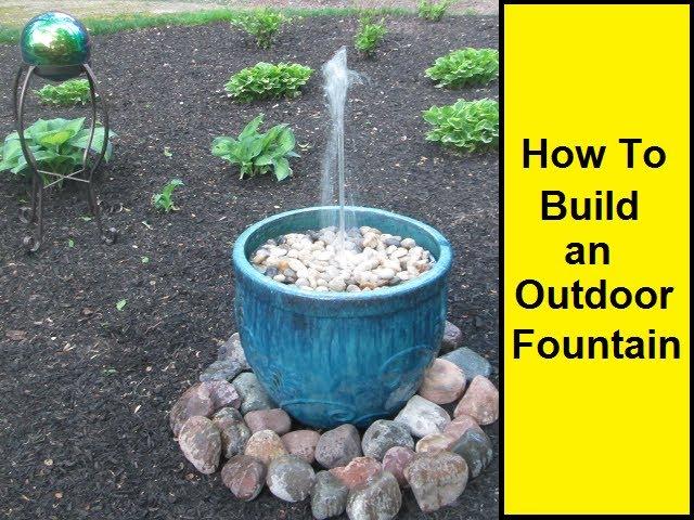 How To Make an Outdoor Fountain