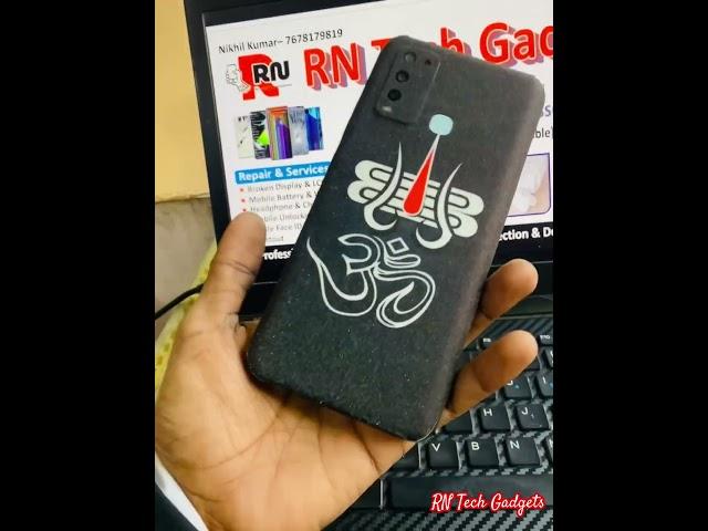 You love your mobile, we respect your love ️‍ @RN Tech Gadgets #rntechgadgets #bholenath #skin