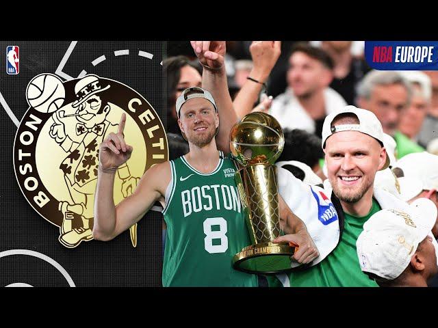 Kristaps Porzingis is an NBA CHAMPION  Best Plays of the season for the Boston Celtics!!