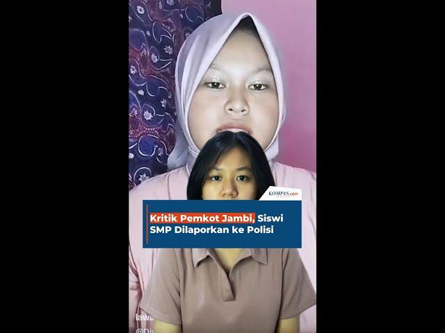 Kritik Pemkot Jambi, Siswi SMP Dilaporkan ke Polisi