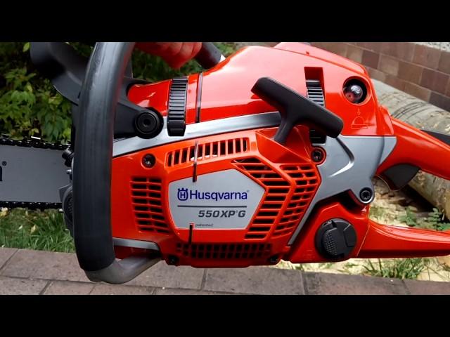 Husqvarna 550XPG NEW Chainsaw Machine Autotune