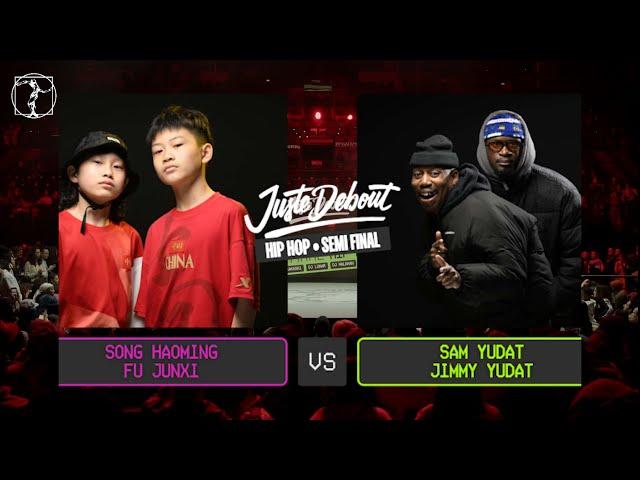 Juste Debout 2025 Hip-Hop Semi-Final - SONG HAOMING & FU JUNXI  vs SAM YUDAT & JIMMY YUDAT 