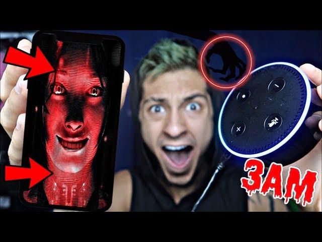 DO NOT TALK TO ALEXA AT 3AM!! *OMG SHE ACTUALLY FACETIMED ME AND I ANSWERED*