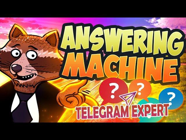 PAKETA_TELEGRAM Answering Machine. overview TG GODS - [TELEGRAM EXPERT]