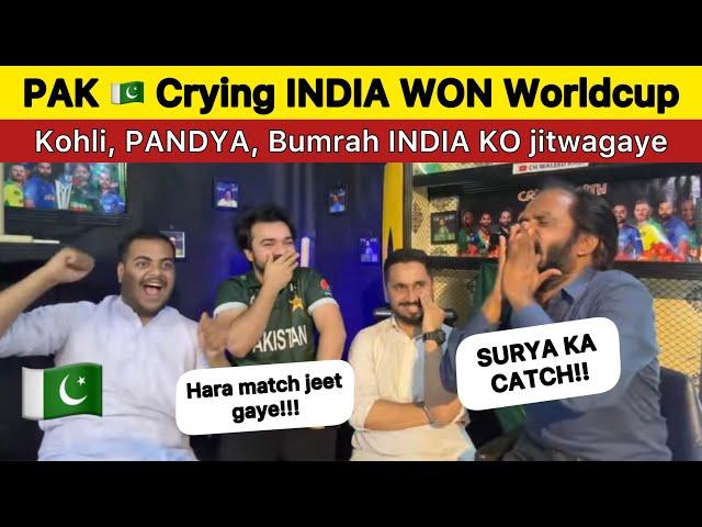 PAK  Crying INDIA WON WORLDCUP  HARA MATCH JEET GAYE pakistan Reaction on Ind vs Sa