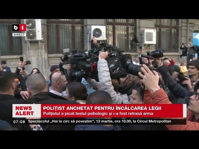 POLIȚIST DIN CAPITALĂ ANCHETAT PENTRU ÎNCĂLCAREA LEGII_Știri B1TV_9 mar. 2025