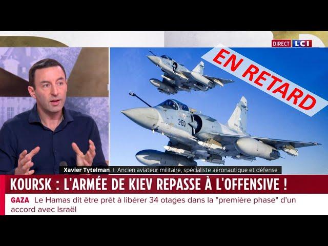 [/] L'UKRAINE REPASSE À L'OFFENSIVE DANS KURSK - MIRAGE 2000-5F EN RETARD