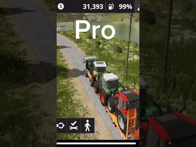 Noob vs Pro #realgame77 #farmingsimulator #shorts #farming #fs20 #noobvspro #fs #farminggame