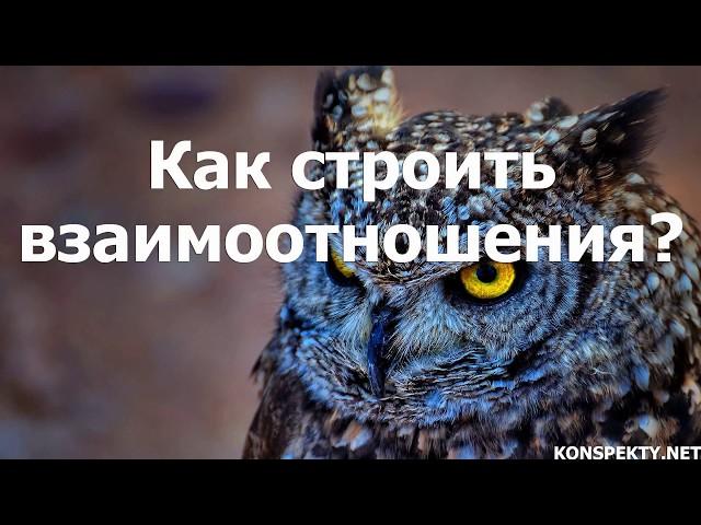 Как строить взаимоотношения?