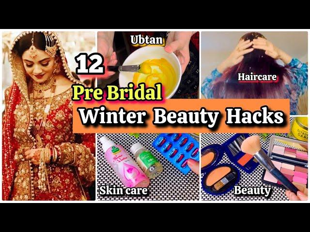 12-Pre Wedding Beauty Hacks In Winter️| Pre Bridal Skincare,Haircare,Bodycare Routine | WomeniaATF