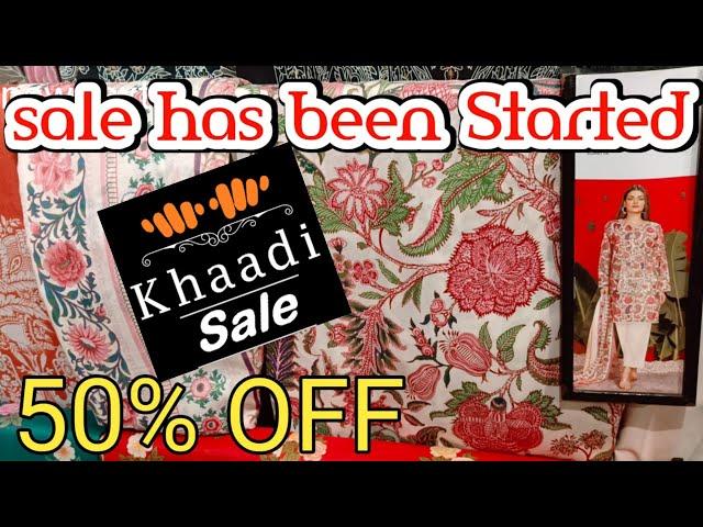 khaadi New Lawn Sale 50% Off || khaadi sale today | khaadi summer sale 2024