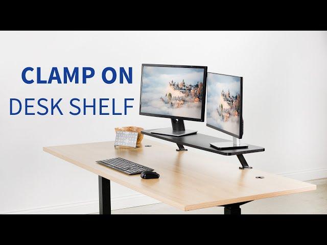 STAND-SHELF40B Clamp-on 40” Shelf Monitor Riser by VIVO