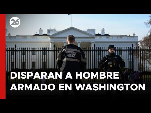  EN VIVO - EEUU | El Servicio Secreto le disparó a un hombre armado cerca de la Casa Blanca