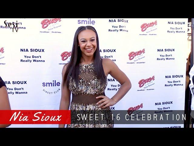 Nia Sioux's Sweet 16 Birthday Party & Interview