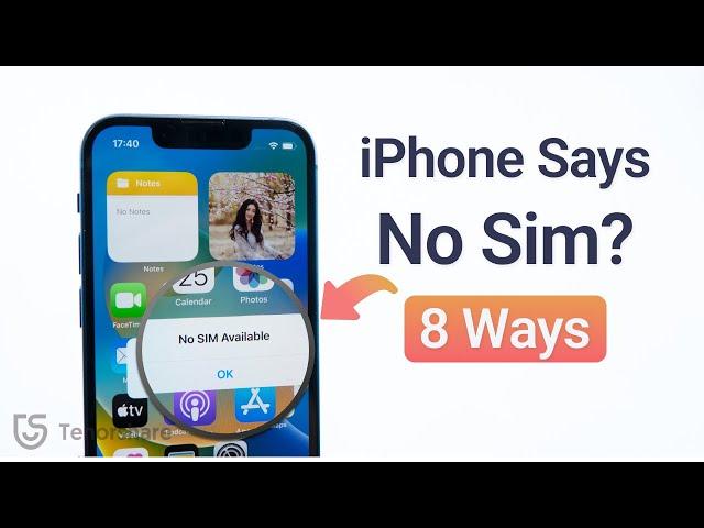 Why Does My iPhone Say No SIM? Here Are 8 Top Fixes!