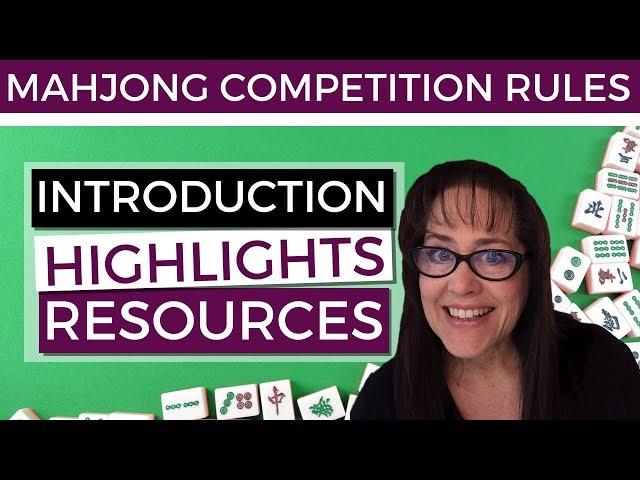 Mahjong Competition Rules Introduction