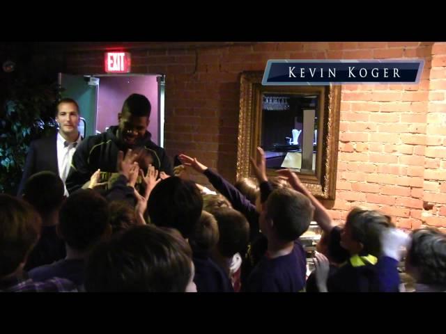 Mike Martin, Kevin Koger and Teammates Surprise Junior Wolverines at Cottage Inn