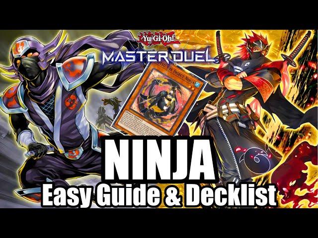 NINJA - EASY GUIDE & DECKLIST! [Yu-Gi-Oh! Master Duel]