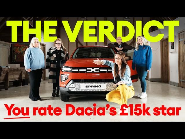 The new Dacia Spring vs The People! EXCLUSIVE | Electrifying