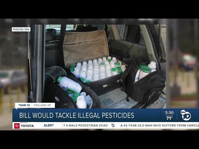 Bill would tackle banned pesticide use in illegal marijuana operations