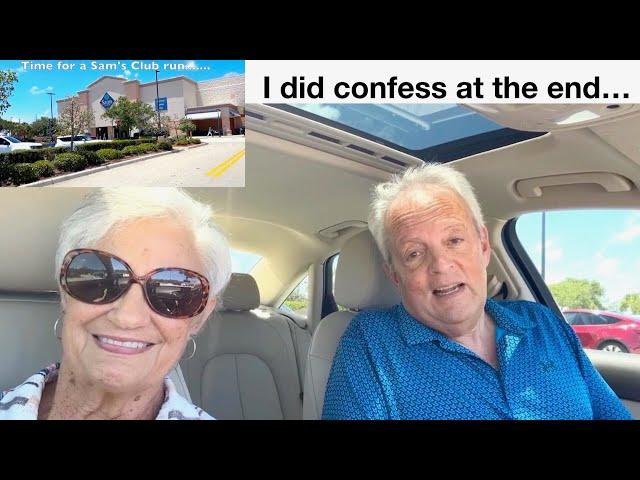 Going on A Sam's Run:  I Had to Confess at the End!!