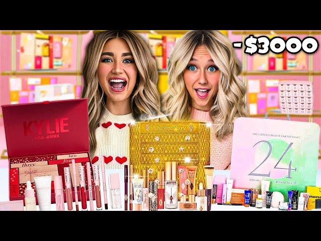 i BOUGHT My SiSTER’S EVERY Luxury BEAUTY Advent Calendars! *They FREAK OUT*