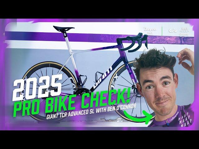 PRO BIKE CHECK | 2025 Giant TCR Advanced SL with Ben O'Connor