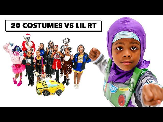 20 COSTUMES VS 1 RAPPER: LIL RT